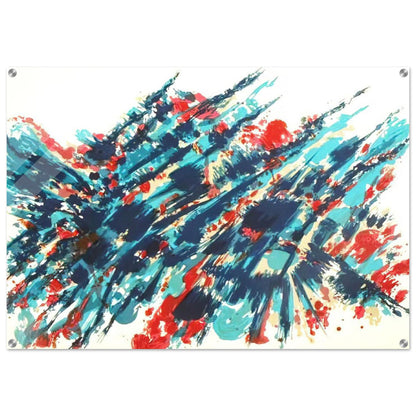 Le Sang et l’eau - 1978 - Alfred Manessier Acrylic Print - 70x100 cm / 28x40″ inches