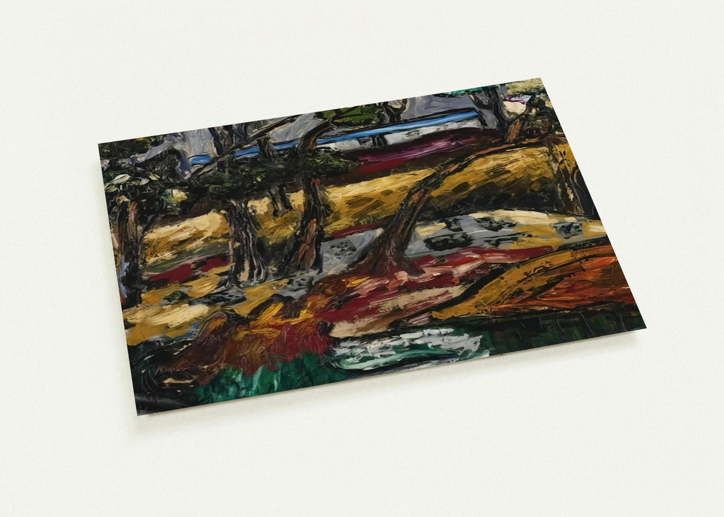 Landscape - Expressionism By Forrest Bess Pack of 10 Post Cards | Forrest Bess Post Cards | A6 (10.5 x 14.8 cm) - 4.1 x 5.8 inches