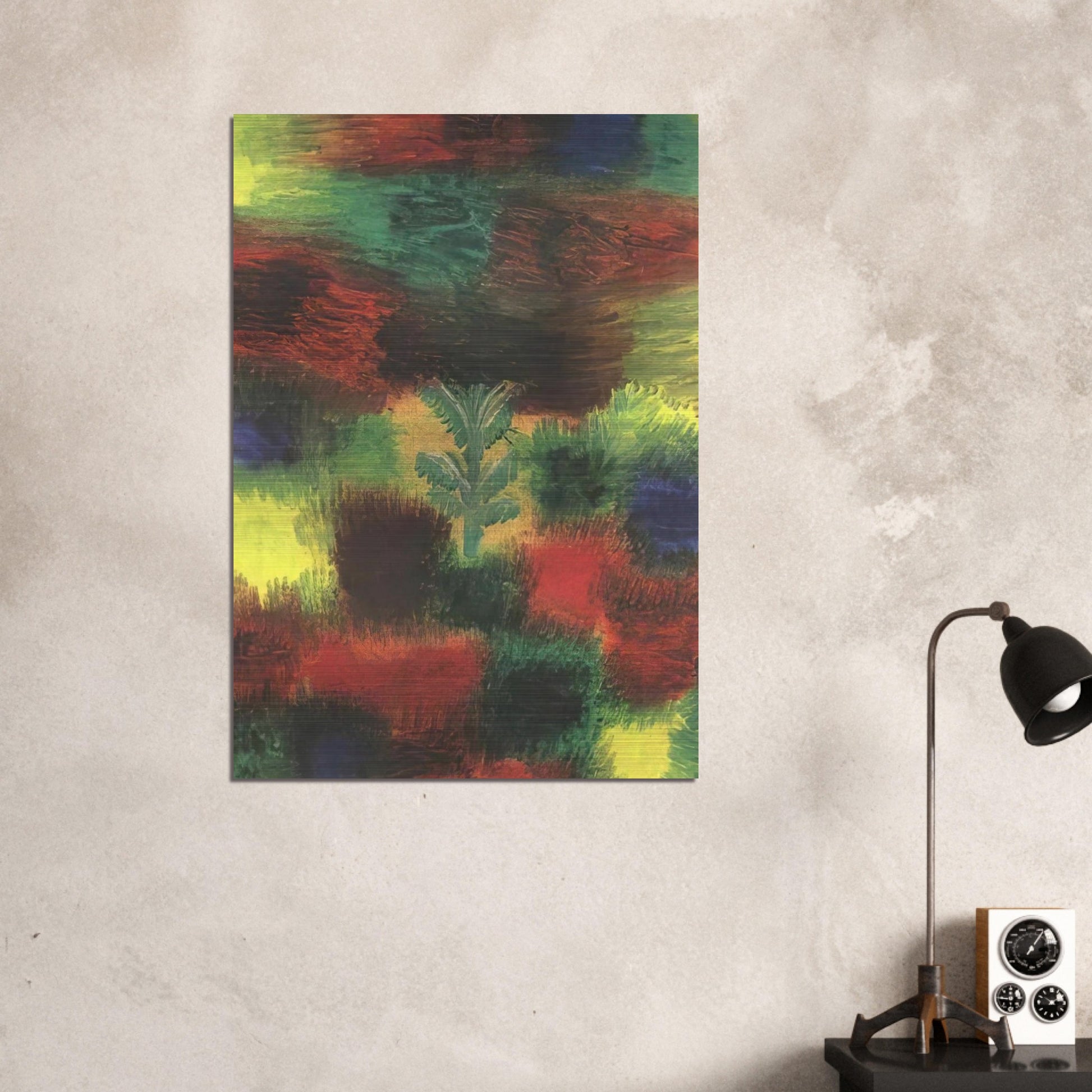 LITTLE TREE AMID SHRUBBERY 1919 - Paul Klee Brushed Aluminum Print - 70x100 cm / 28x40 inches | Paul Klee Aluminum Print | Paul Klee Prints