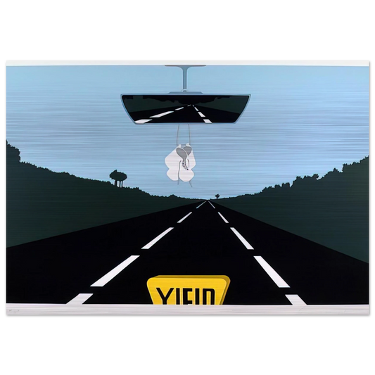 The Holy Family - Pop Art - Allan D Arcangelo Brushed Aluminum Print - 70x100 cm / 28x40 inches | Allan D Arcangelo Aluminum Print | Allan D Arcangelo Prints