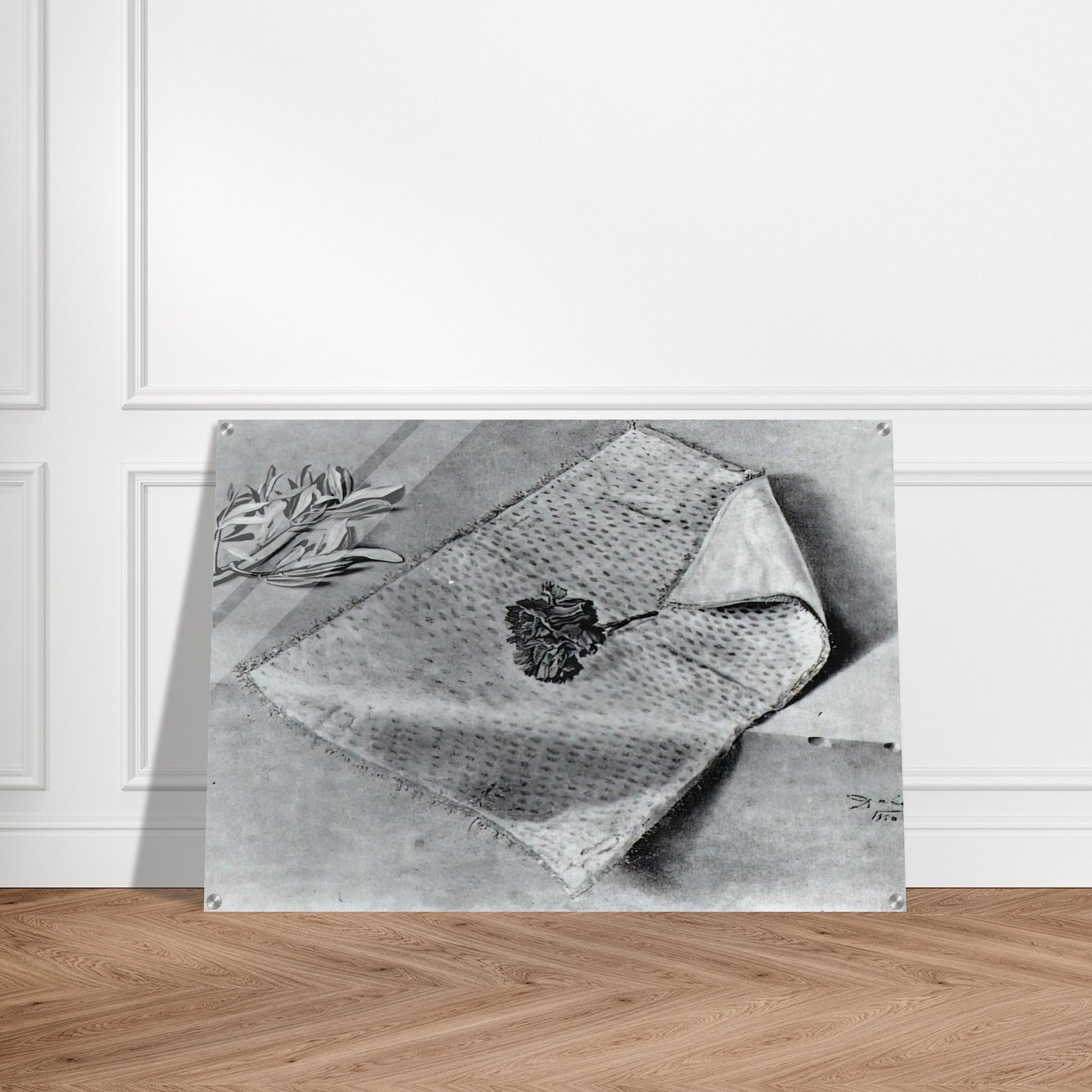 CARNATION AND CLOTH OF GOLD - Salvador Dali Acrylic Print - 70x100 cm / 28x40″ inches
