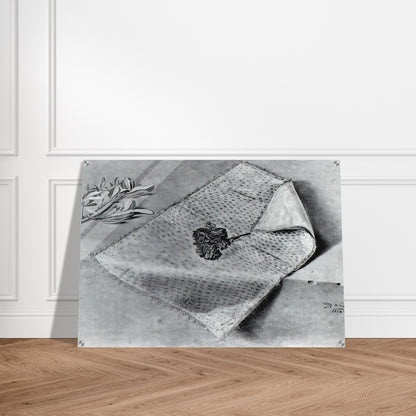 CARNATION AND CLOTH OF GOLD - Salvador Dali Acrylic Print - 70x100 cm / 28x40″ inches
