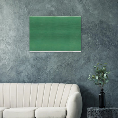 Green - Ellsworth Kelly Brushed Aluminum Print - 70x100 cm / 28x40 inches | Ellsworth Kelly Aluminum Print | Ellsworth Kelly Prints