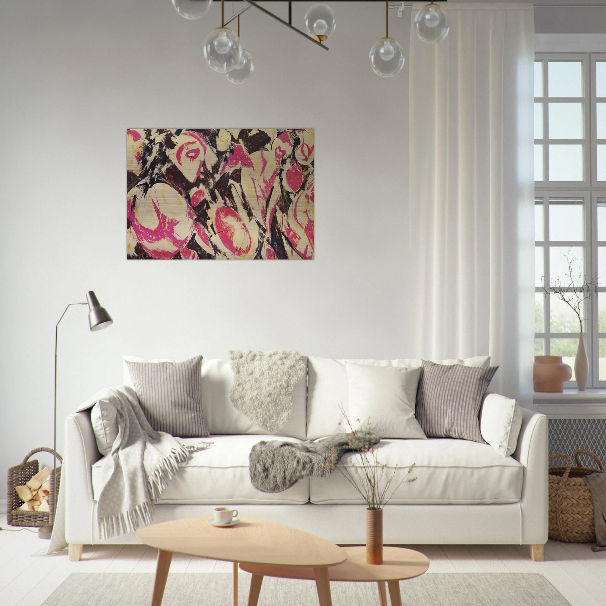 Gaea - Lee Krasner Brushed Aluminum Print - 70x100 cm / 28x40 inches | Lee Krasner Aluminum Print | Lee Krasner Prints