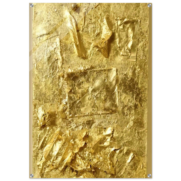 UNTITLED GOLD PAINTING 1964 - Robert Rauschenberg Acrylic Print - 70x100 cm / 28x40″ inches