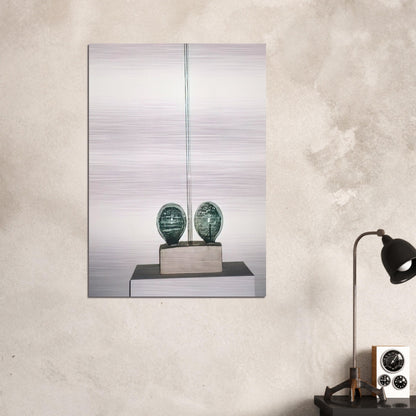 THE MAN WITH TWO SOULS 1950 - Robert Rauschenberg Brushed Aluminum Print - 70x100 cm / 28x40 inches | Robert Rauschenberg Aluminum Print | Robert Rauschenberg Prints