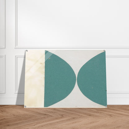 Green Curves from the series Line Form Color - Ellsworth Kelly Acrylic Print - 70x100 cm / 28x40″ inches