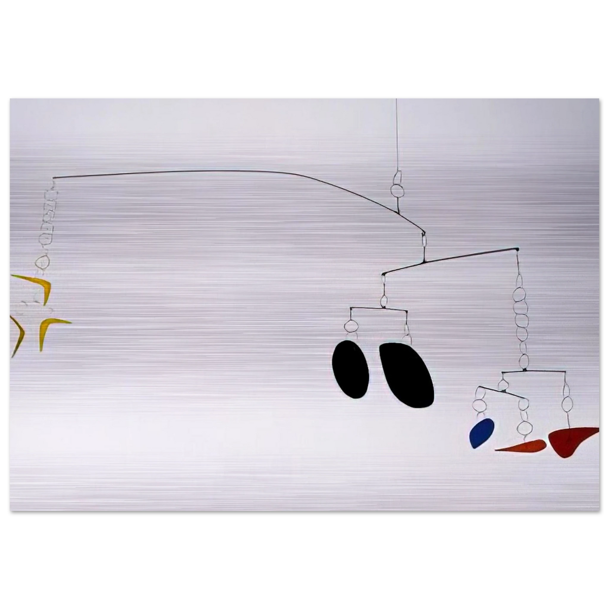 BOOMERANGS 1941 - Alexander Calder Brushed Aluminum Print - 70x100 cm / 28x40 inches | Alexander Calder Aluminum Print | Alexander Calder Prints