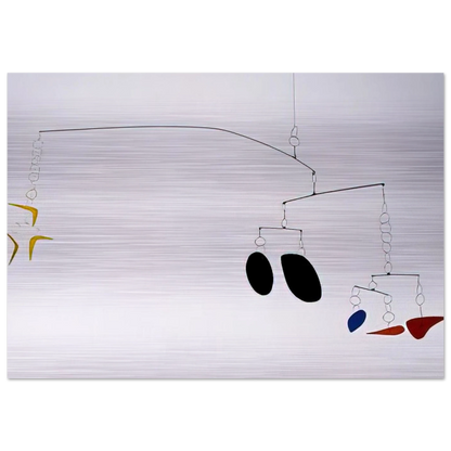 BOOMERANGS 1941 - Alexander Calder Brushed Aluminum Print - 70x100 cm / 28x40 inches | Alexander Calder Aluminum Print | Alexander Calder Prints