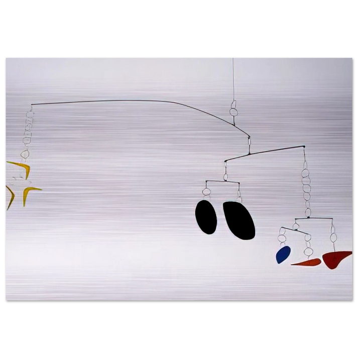 BOOMERANGS 1941 - Alexander Calder Brushed Aluminum Print - 70x100 cm / 28x40 inches | Alexander Calder Aluminum Print | Alexander Calder Prints