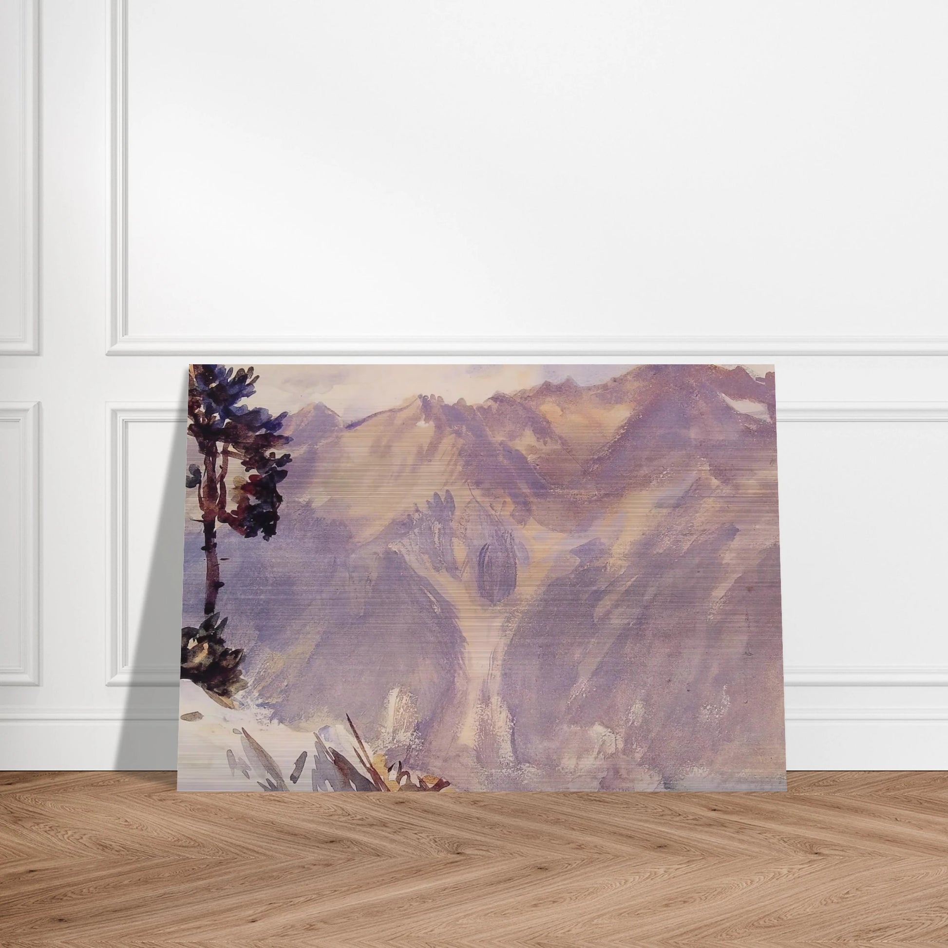 The Tyrol - John Singer Sargent Brushed Aluminum Print - 70x100 cm / 28x40 inches | John Singer Sargent Aluminum Print | John Singer Sargent Prints