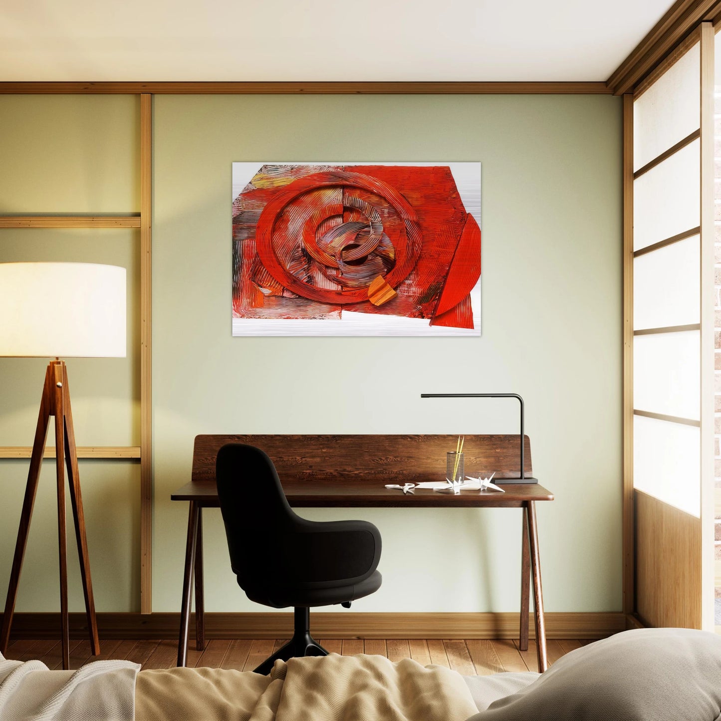 Waking Up - Sam Gilliam Brushed Aluminum Print - 70x100 cm / 28x40 inches | Sam Gilliam Aluminum Print | Sam Gilliam Prints