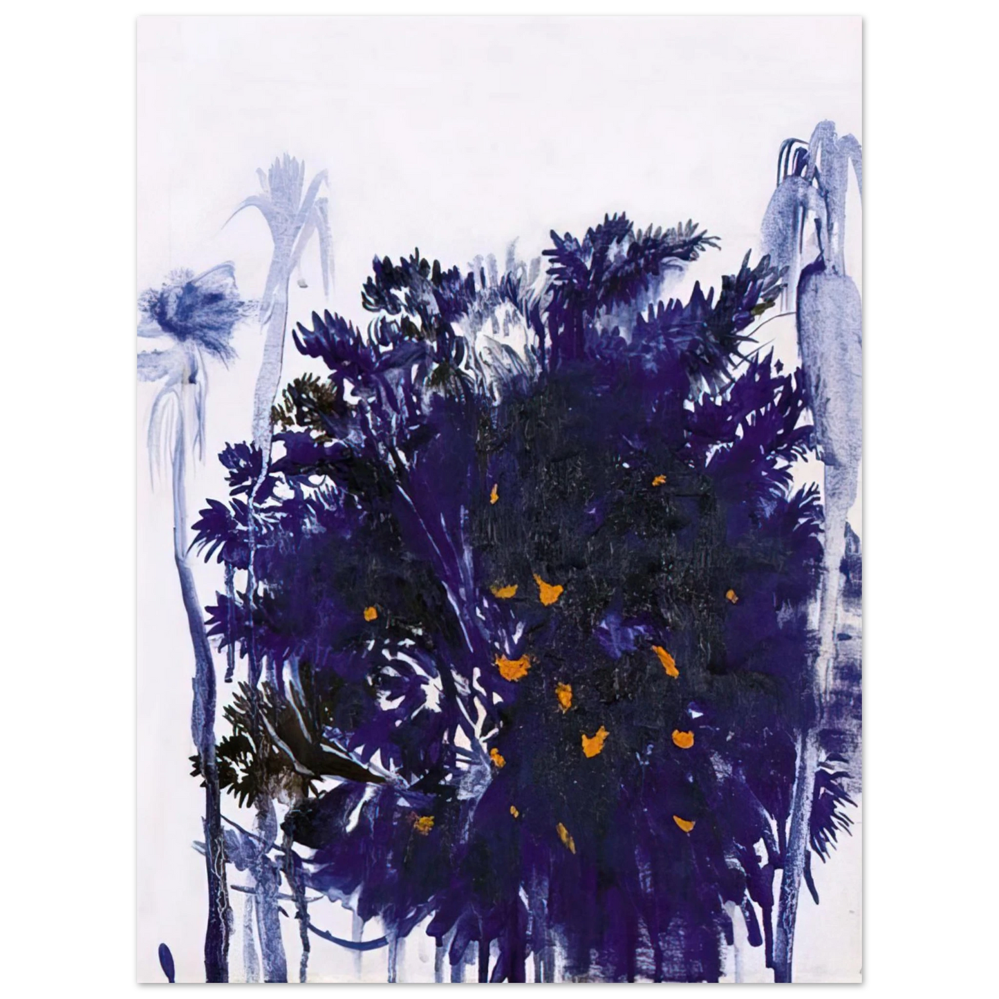 Brett Whiteley - Moreton Bay Fig and Palm Trees - figurative  75x100 cm / 30x40inches Fine Art Poster