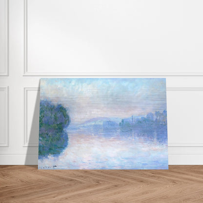 The Siene near Vernon - claude monet Brushed Aluminum Print - 70x100 cm / 28x40 inches | claude monet Aluminum Print | claude monet Prints