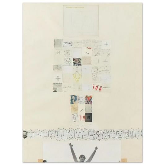 Alighiero Boetti - UNTITLED 1980  75x100 cm / 30x40inches Fine Art Poster