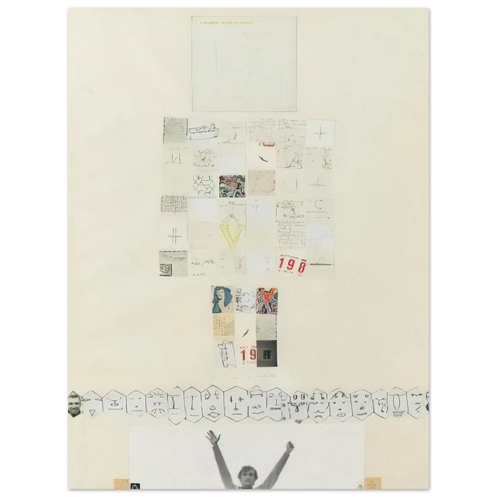 Alighiero Boetti - UNTITLED 1980  75x100 cm / 30x40inches Fine Art Poster