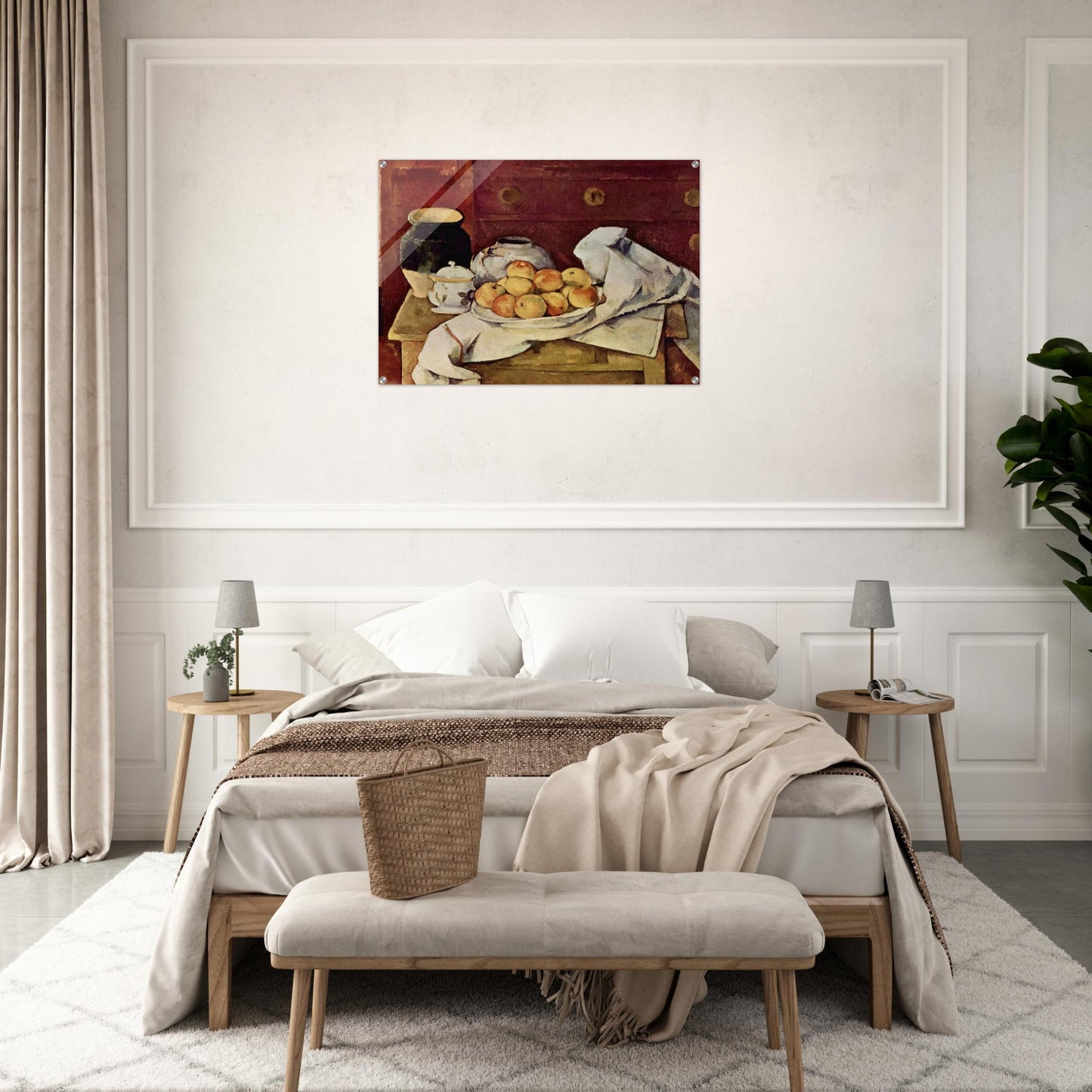 Still Life with a Chest of Drawers - Paul Cézanne Acrylic Print - 70x100 cm / 28x40″ inches | Paul Cézanne Wall Art | Paul Cézanne Prints