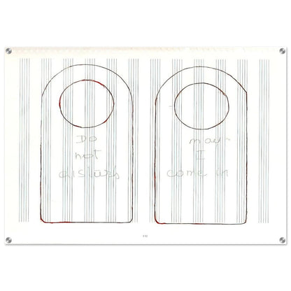 UNTITLED 1995 3 - Louise Bourgeois Acrylic Print - 70x100 cm / 28x40″ inches