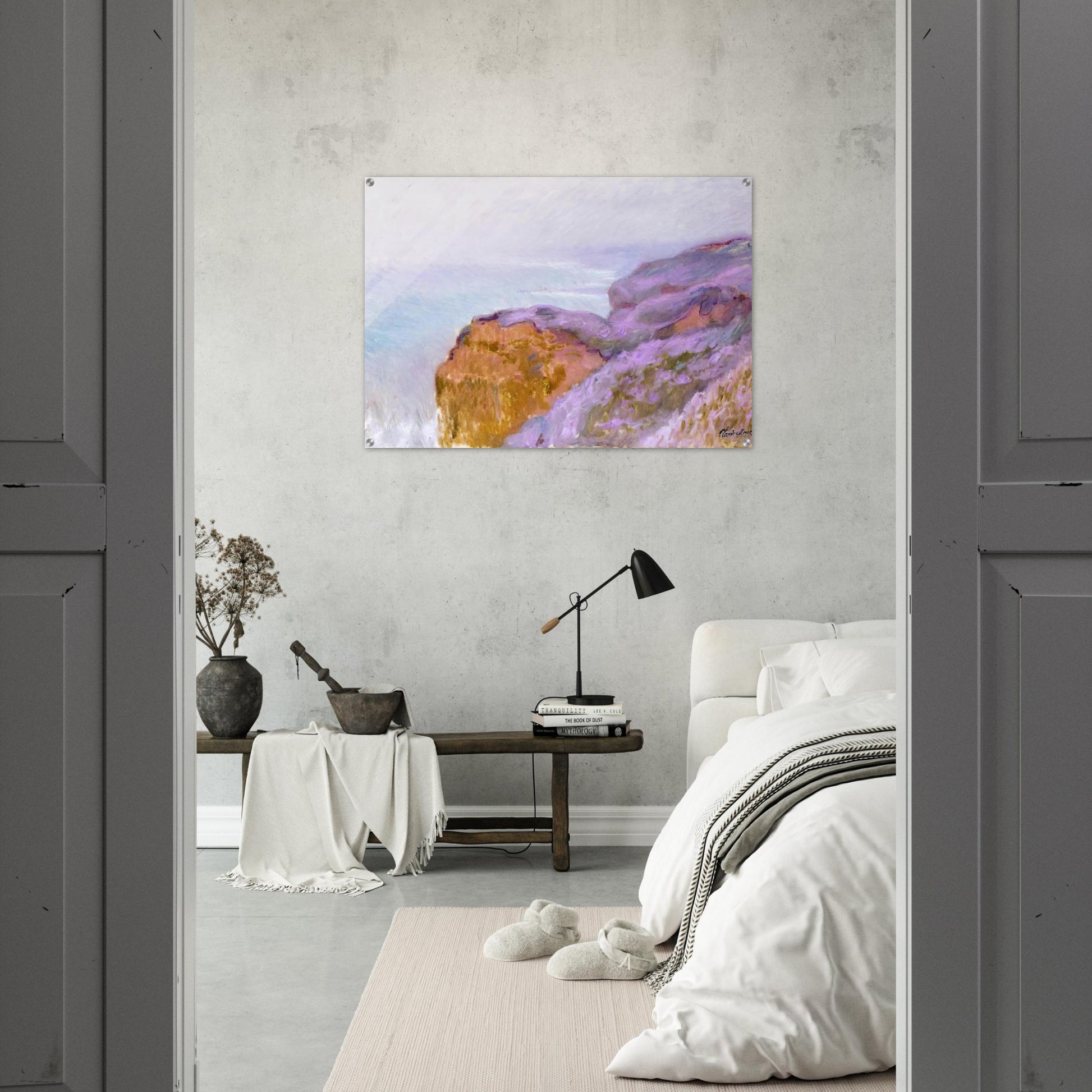 At Val Saint-Nicolas, near Dieppe - claude monet Acrylic Print - 70x100 cm / 28x40″ inches | claude monet Wall Art | claude monet Prints