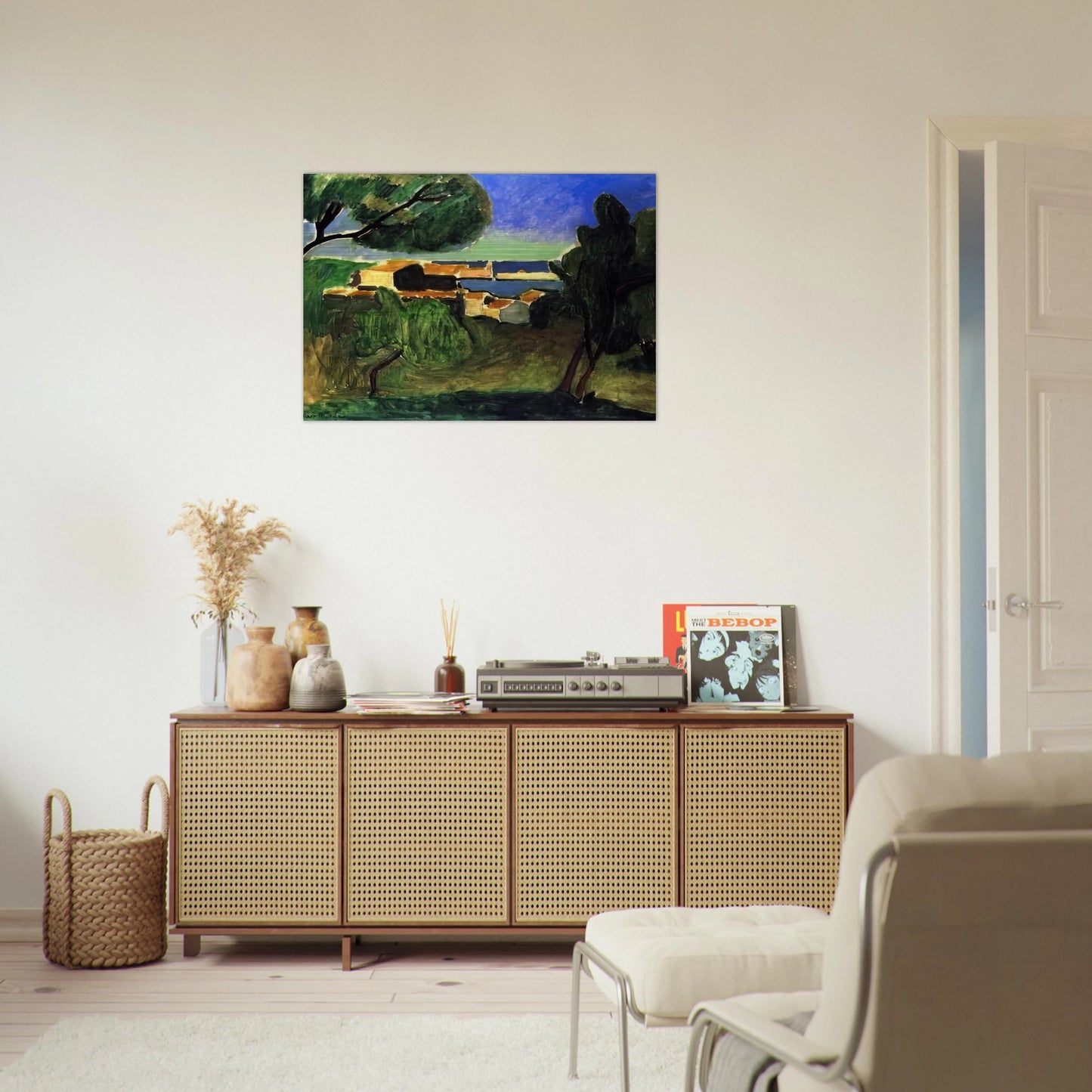 LANDSCAPE AT COLLIOURE III 1907 - Henri Matisse Brushed Aluminum Print - 70x100 cm / 28x40 inches | Henri Matisse Aluminum Print | Henri Matisse Prints