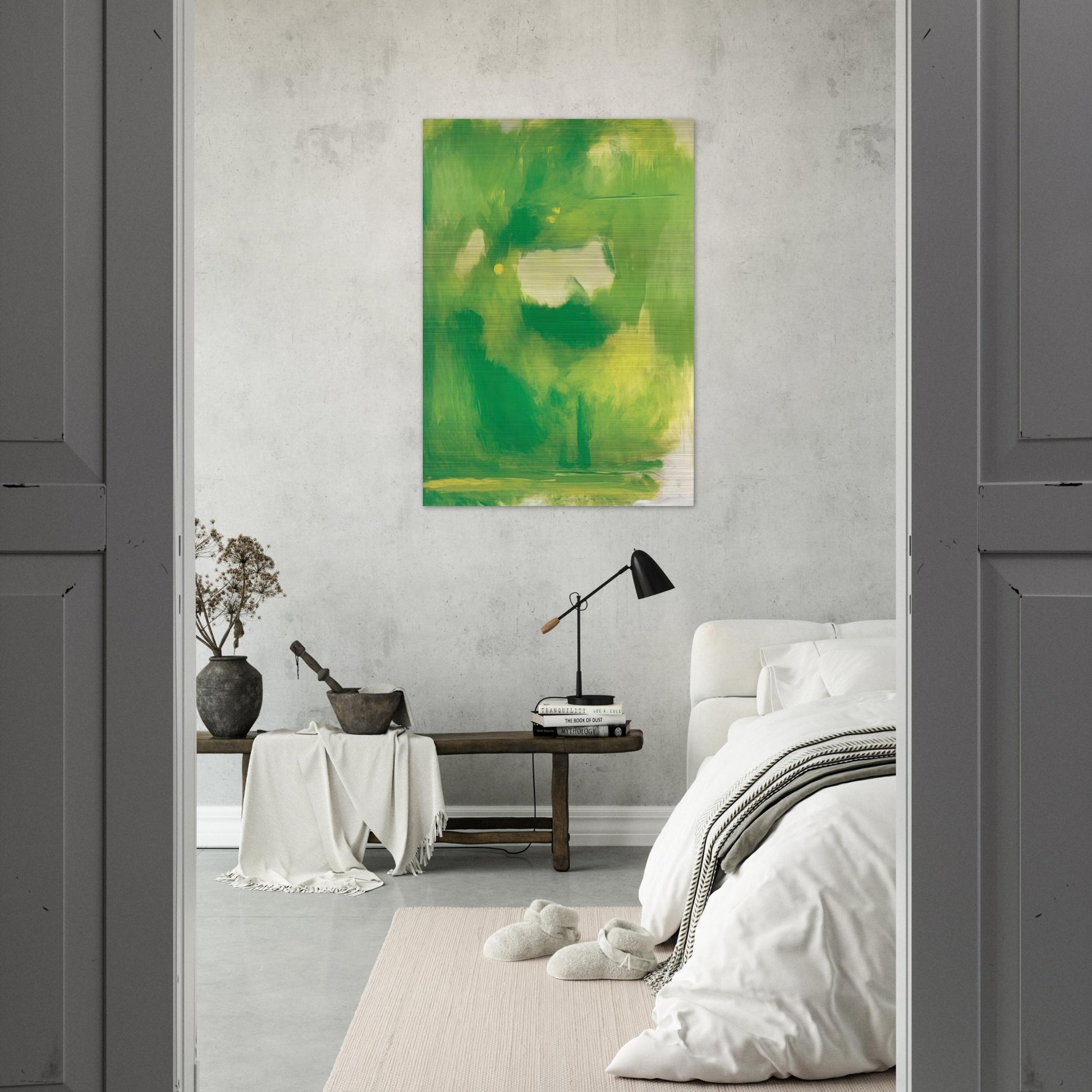 ANTES DE LA COSECHA 1999 - Esteban Vicente Brushed Aluminum Print - 70x100 cm / 28x40 inches | Esteban Vicente Aluminum Print | Esteban Vicente Prints