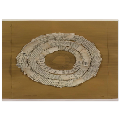 FRUITFUL PLACE 1966 - Lenore Tawney Brushed Aluminum Print - 70x100 cm / 28x40 inches | Lenore Tawney Aluminum Print | Lenore Tawney Prints