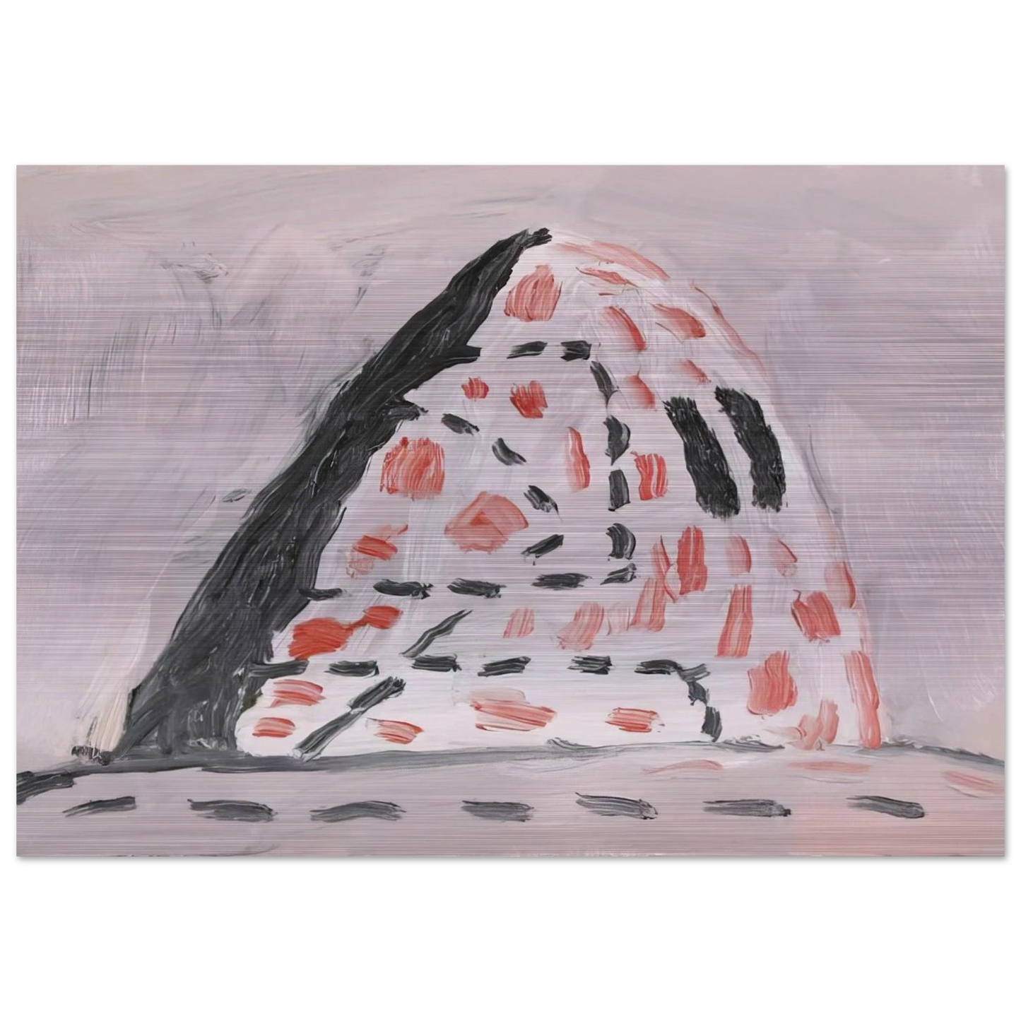 UNTITLED 2 - Philip Guston Brushed Aluminum Print - 70x100 cm / 28x40 inches | Philip Guston Aluminum Print | Philip Guston Prints