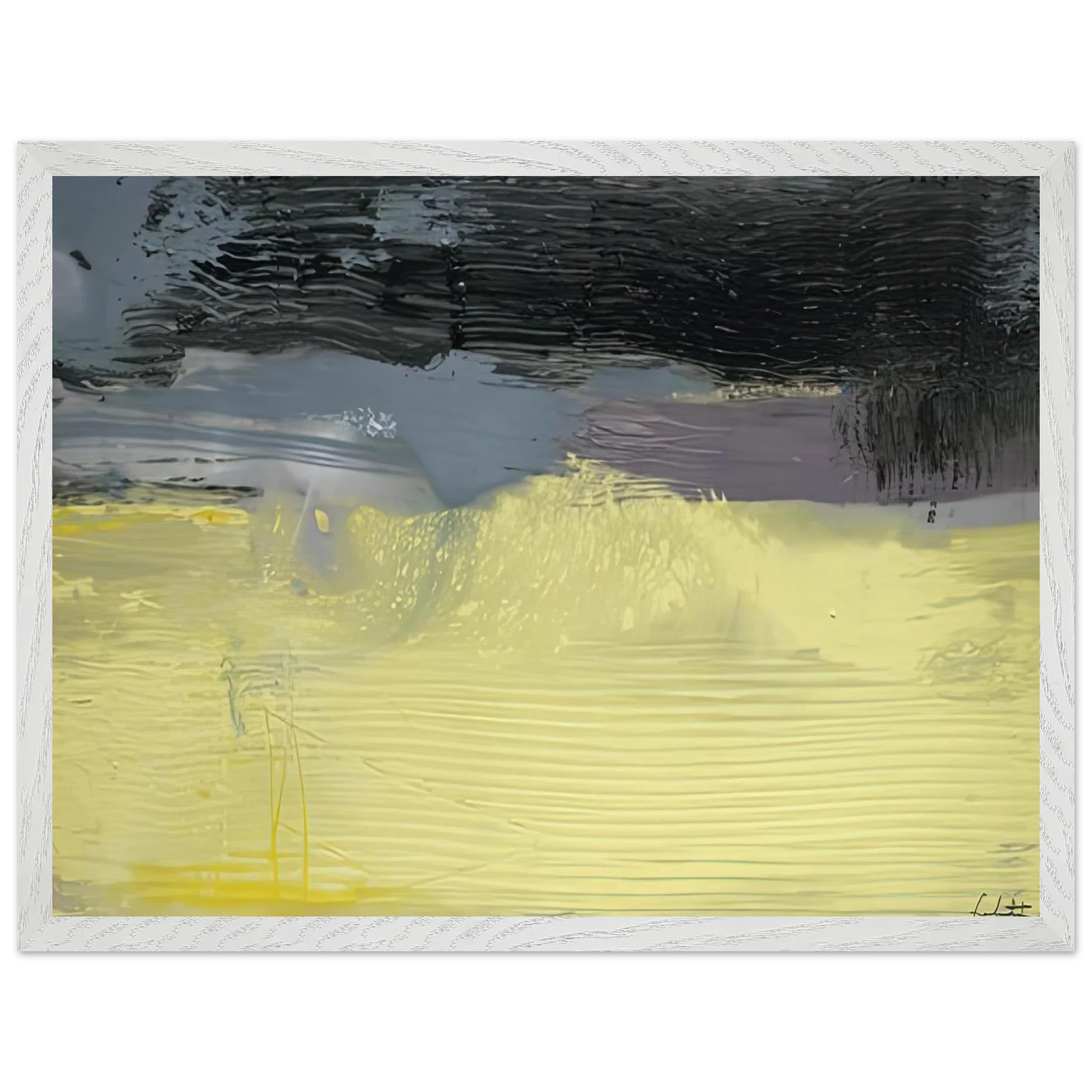 Helen Frankenthaler - Sandstorm, 1992- Wall Art - 21x29.7 cm / 8x12" - Premium Wooden Framed Poster With Fine Art Paper-canvas - Wood frame