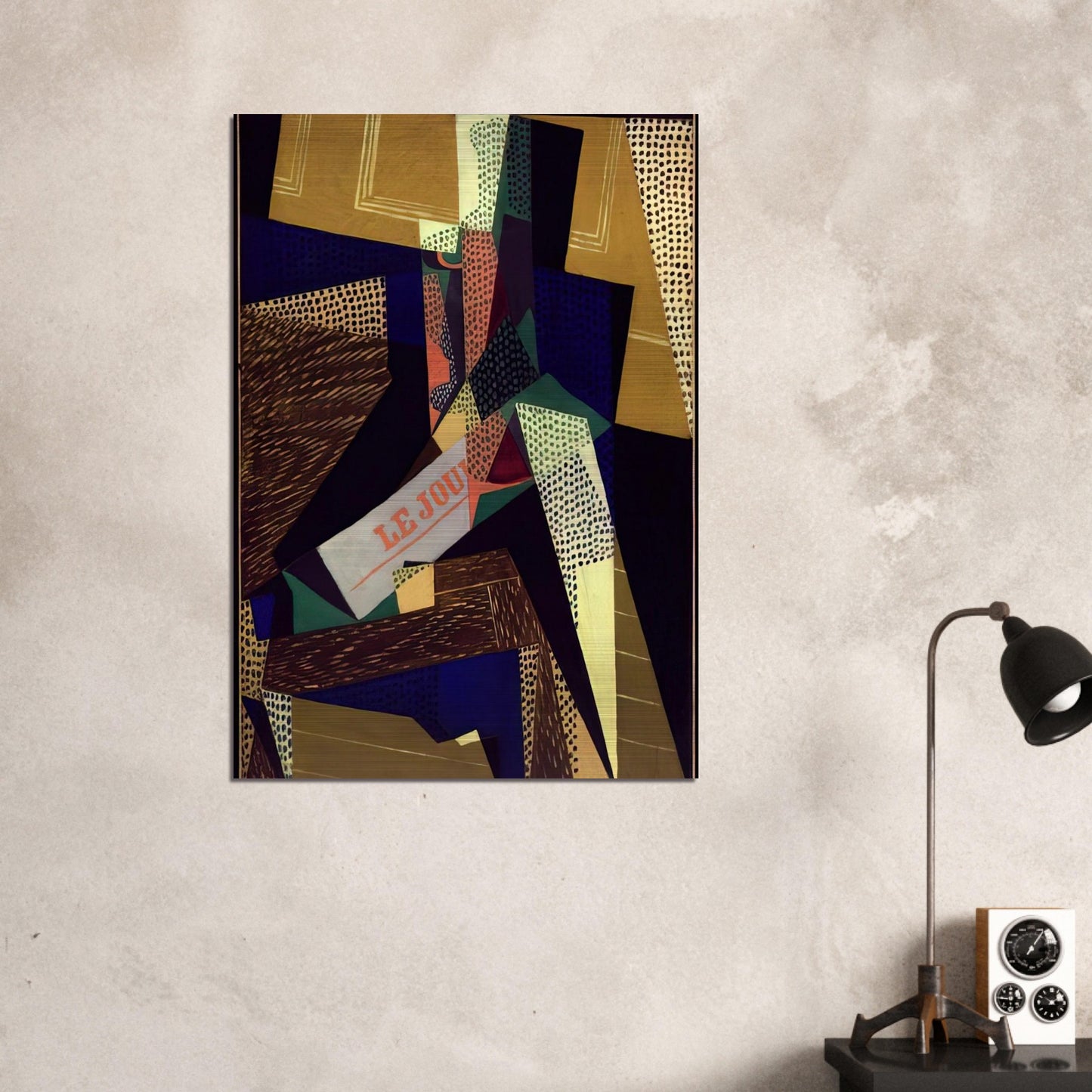 STILL LIFE 1916 - Juan Gris Brushed Aluminum Print - 70x100 cm / 28x40 inches | Juan Gris Aluminum Print | Juan Gris Prints