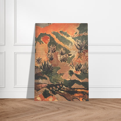 LANDSCAPE WITH BROOK BROOK WITH ALOES 1907 - Henri Matisse Brushed Aluminum Print - 70x100 cm / 28x40 inches | Henri Matisse Aluminum Print | Henri Matisse Prints