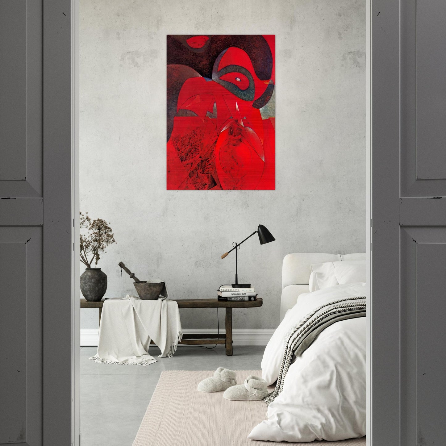 Compendium of the History of the Universe - Max Ernst Brushed Aluminum Print - 70x100 cm / 28x40 inches | Max Ernst Aluminum Print | Max Ernst Prints
