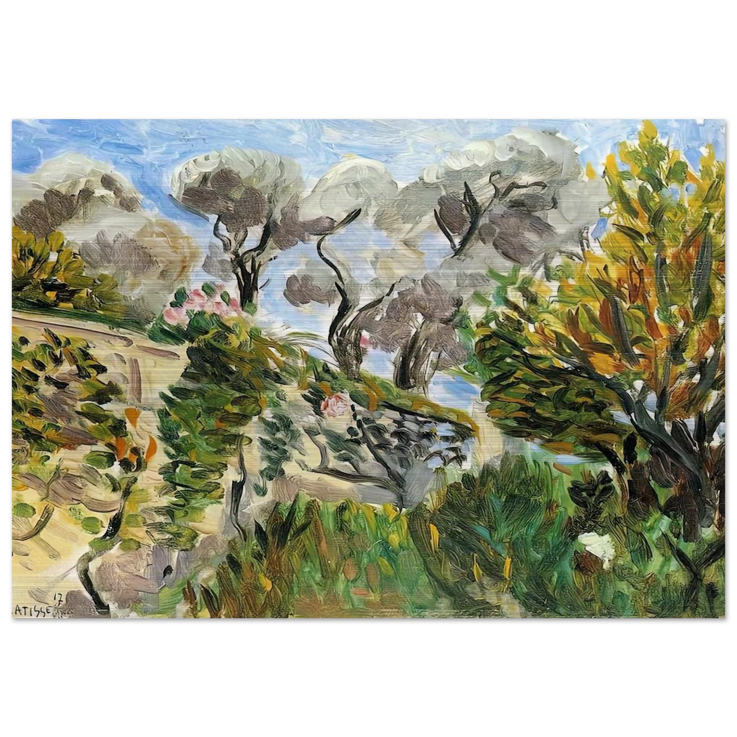 NOT IDENTIFIED 11 - Henri Matisse Brushed Aluminum Print - 70x100 cm / 28x40 inches | Henri Matisse Aluminum Print | Henri Matisse Prints