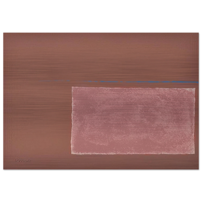 Spartan Sun Box I - Color Field Painting - Theodoros Stamos Brushed Aluminum Print - 70x100 cm / 28x40 inches | Theodoros Stamos Aluminum Print | Theodoros Stamos Prints
