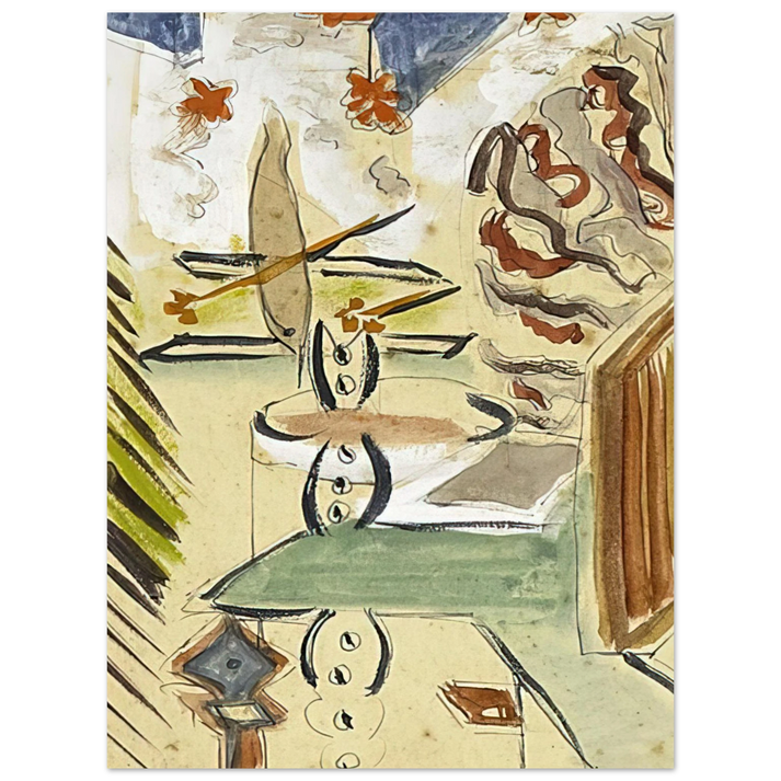 Betty Parsons - Untitled Abstraction - Abstract Expressionism  75x100 cm / 30x40inches Fine Art Poster