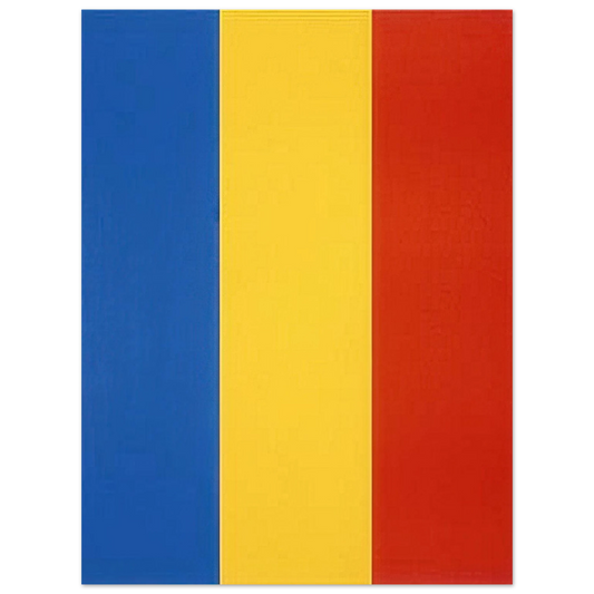 Ellsworth Kelly - Blue Yellow Red  75x100 cm / 30x40inches Fine Art Poster