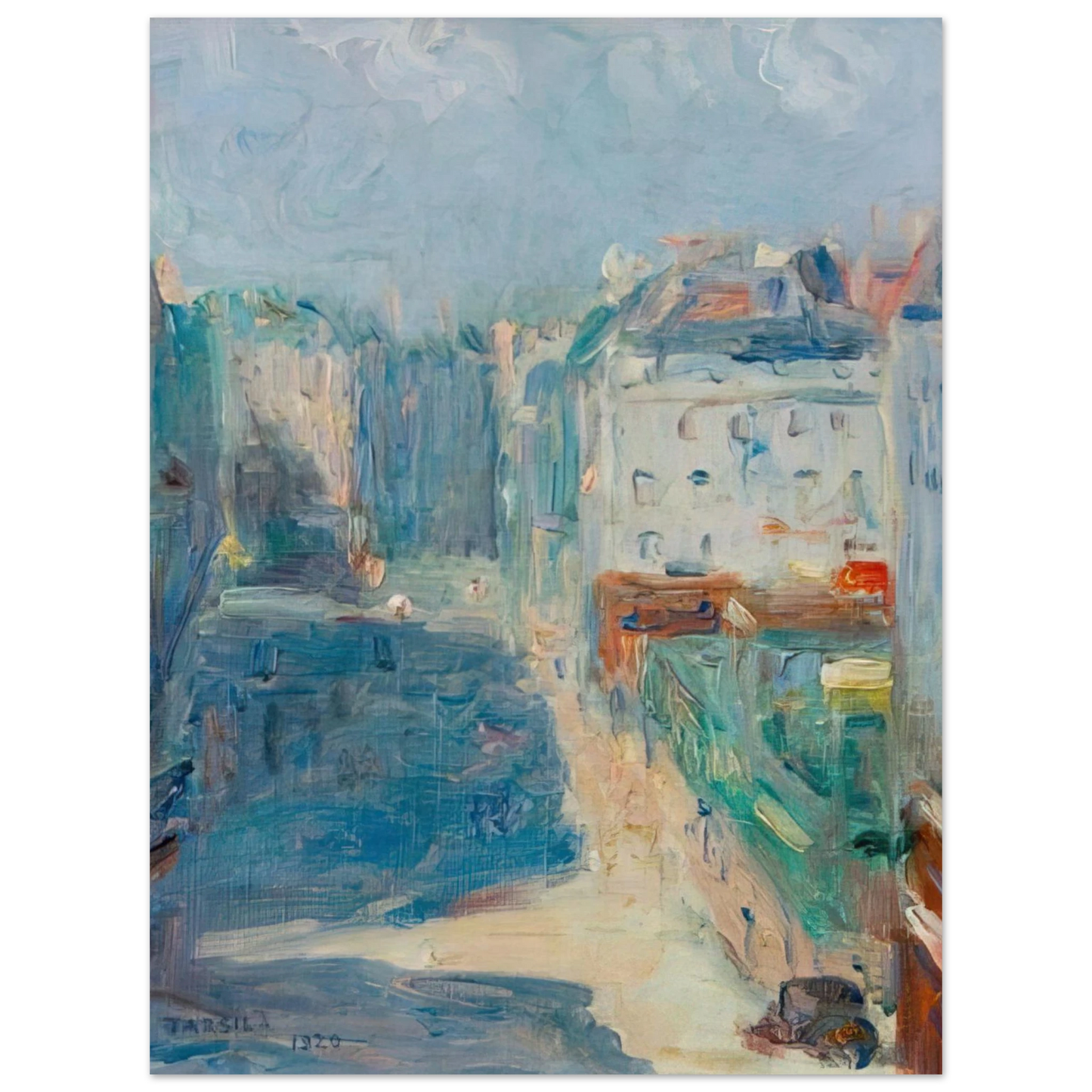 Tarsila do Amaral - View of the Paris Hotel  75x100 cm / 30x40inches Fine Art Poster