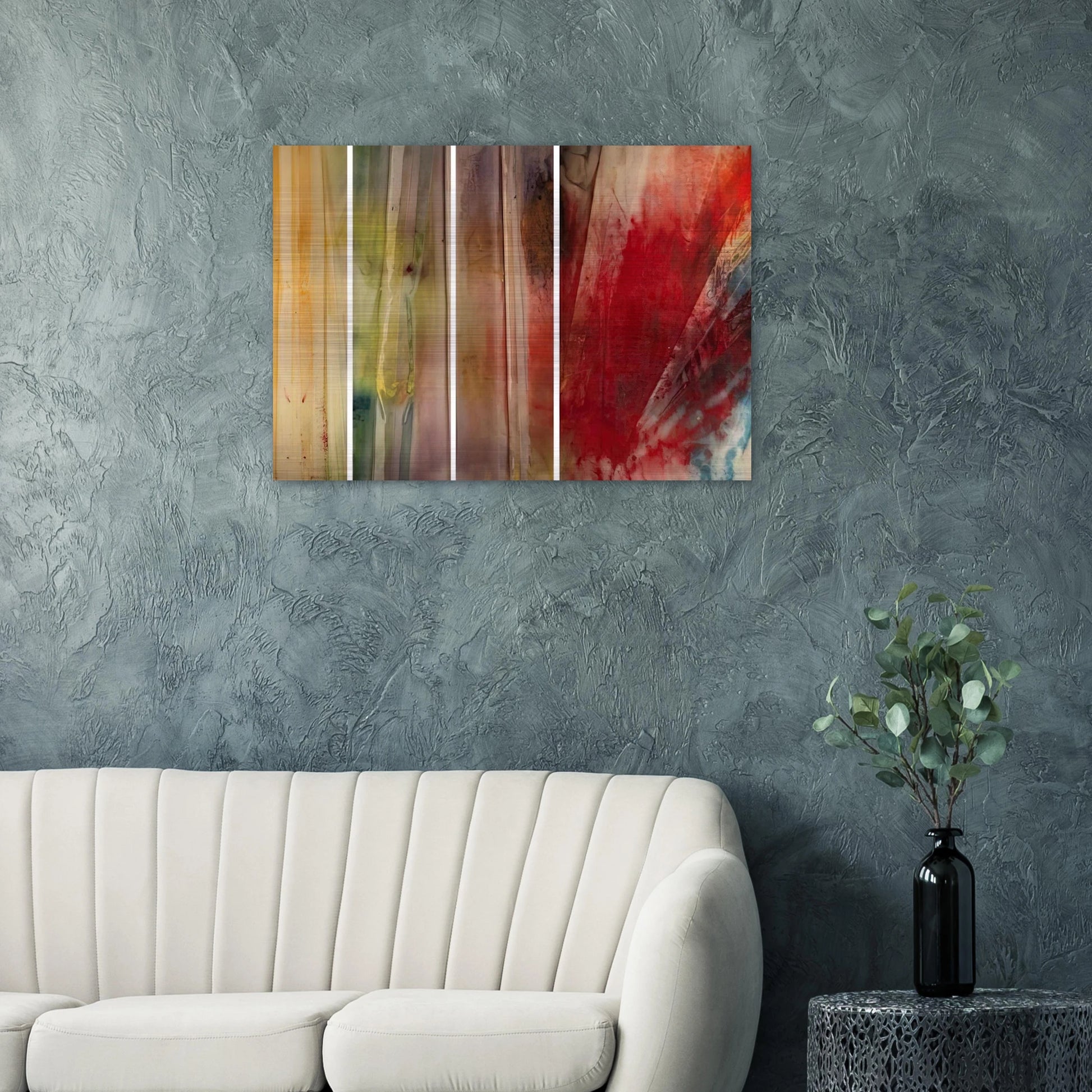 A Warmth, A Lightness, A Glow and Then - Sam Gilliam Brushed Aluminum Print - 70x100 cm / 28x40 inches | Sam Gilliam Aluminum Print | Sam Gilliam Prints
