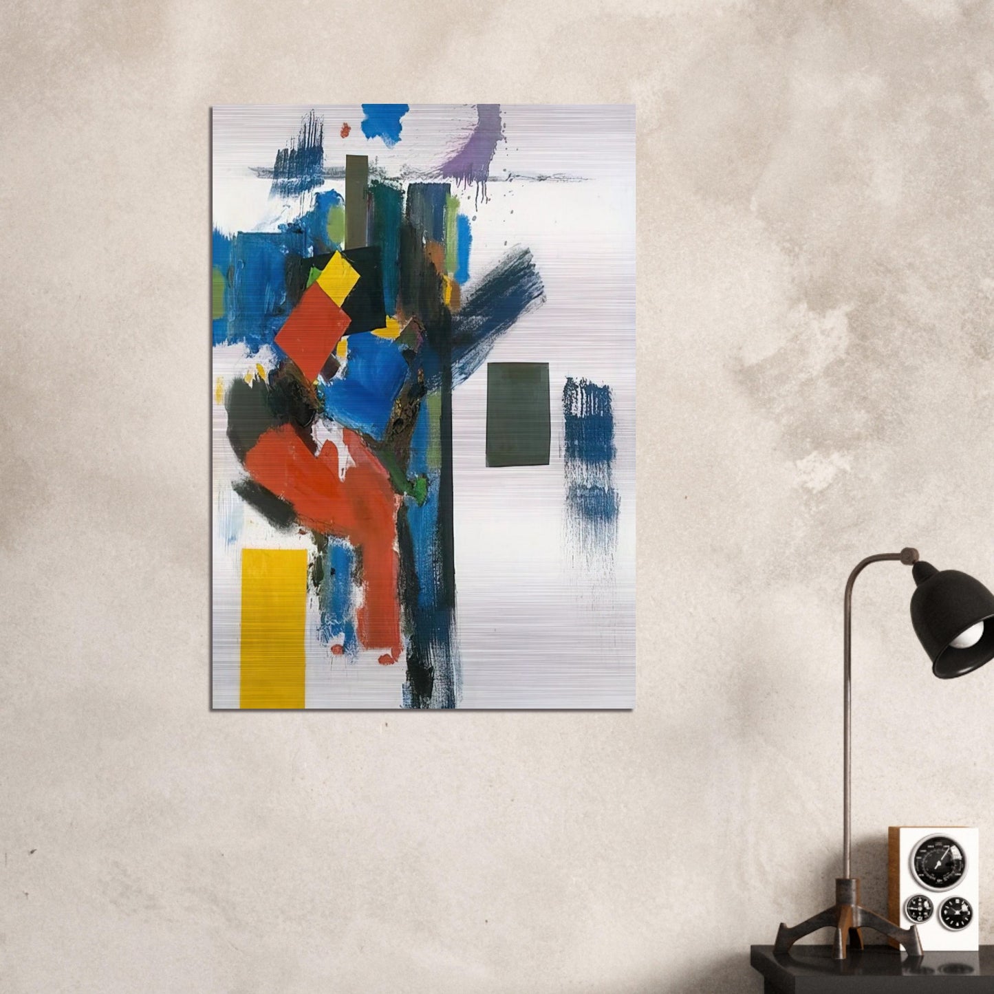 Heraldic Call - Hans Hofmann Brushed Aluminum Print - 70x100 cm / 28x40 inches | Hans Hofmann Aluminum Print | Hans Hofmann Prints