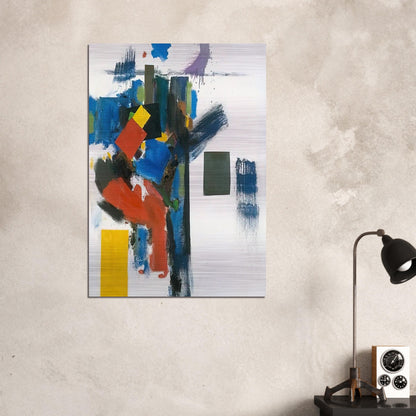 Heraldic Call - Hans Hofmann Brushed Aluminum Print - 70x100 cm / 28x40 inches | Hans Hofmann Aluminum Print | Hans Hofmann Prints