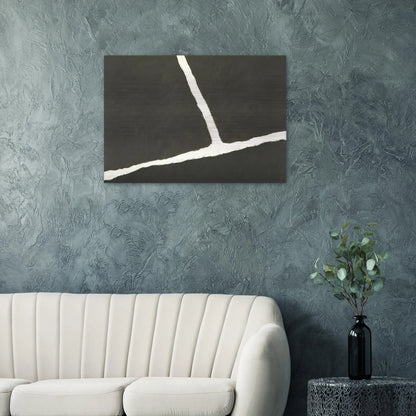 Krijtlijnen HV - 1977 - Ralston Crawford Brushed Aluminum Print - 70x100 cm / 28x40 inches | Ralston Crawford Aluminum Print | Ralston Crawford Prints