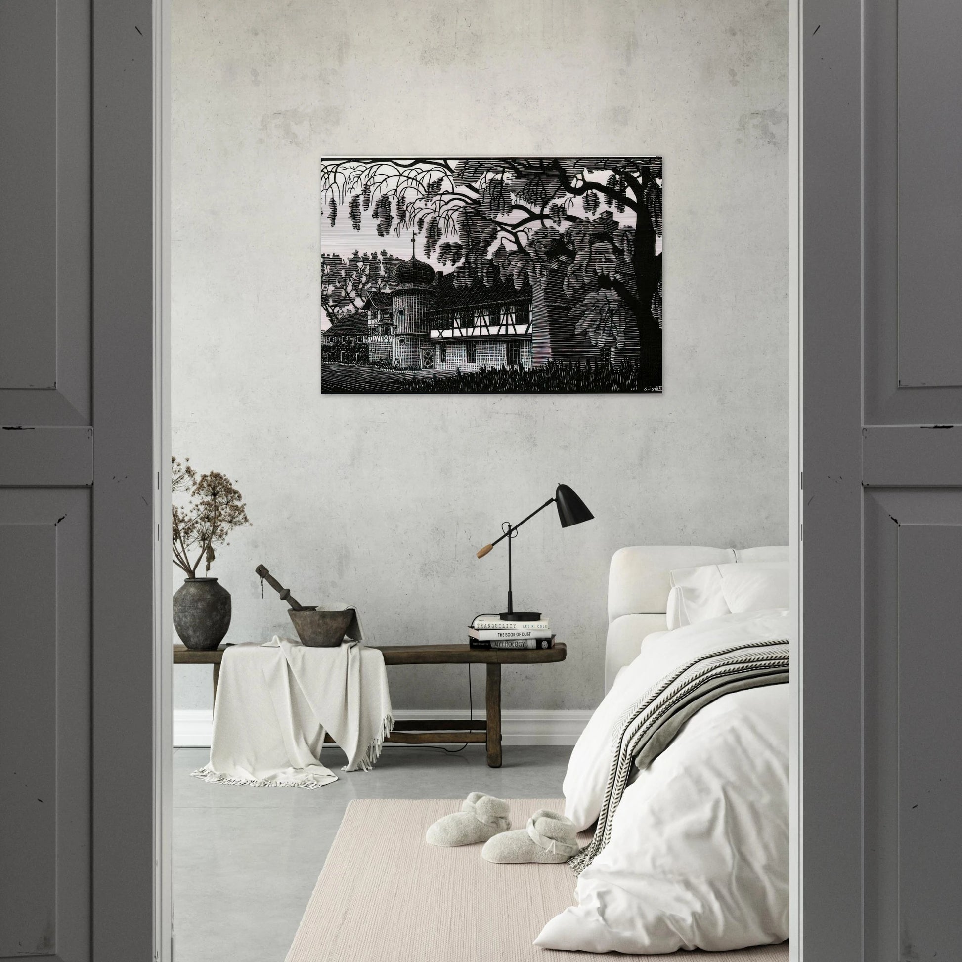 ESCHER (12) - MC Escher Brushed Aluminum Print - 70x100 cm / 28x40 inches | MC Escher Aluminum Print | MC Escher Prints