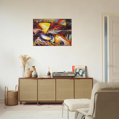 IMPROVISATION 11 1910 - Wassily Kandinsky Brushed Aluminum Print - 70x100 cm / 28x40 inches | Wassily Kandinsky Aluminum Print | Wassily Kandinsky Prints