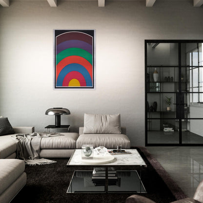Arc Bands - Sol LeWitt Brushed Aluminum Print - 70x100 cm / 28x40 inches | Sol LeWitt Aluminum Print | Sol LeWitt Prints
