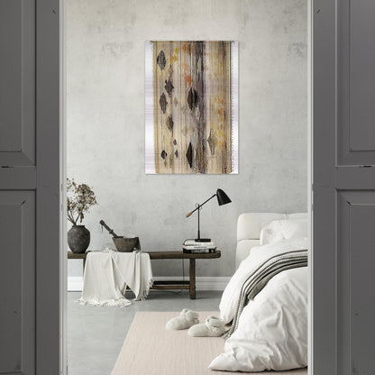 FLOATING SHAPES 1958 - Lenore Tawney Brushed Aluminum Print - 70x100 cm / 28x40 inches | Lenore Tawney Aluminum Print | Lenore Tawney Prints