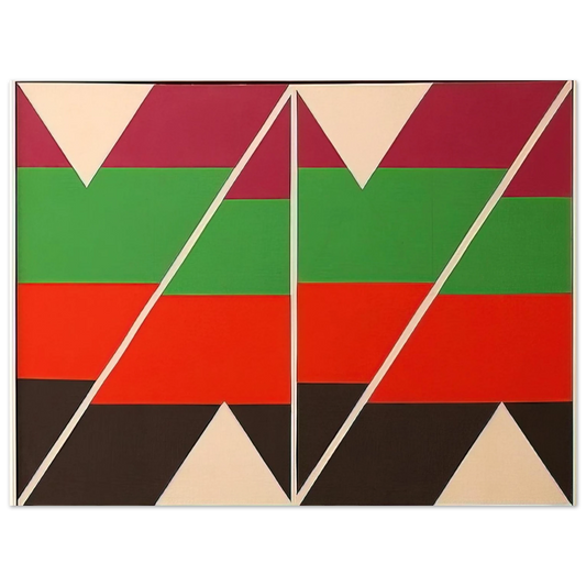 Larry Zox - Scissors Jack - 1974  75x100 cm / 30x40inches Fine Art Poster