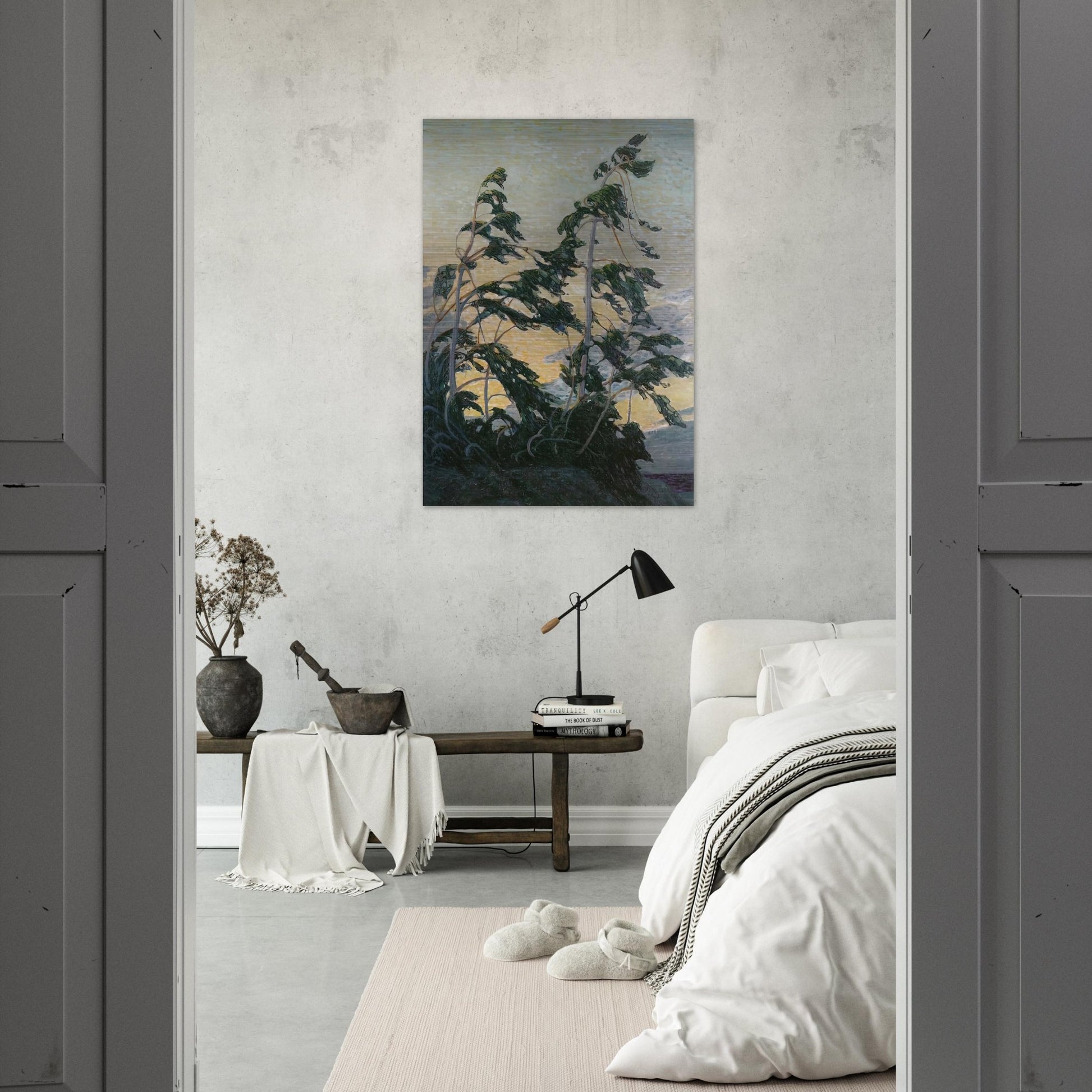 PINE ISLAND GEORGIAN BAY 1916 - Tom Thomson Brushed Aluminum Print - 70x100 cm / 28x40 inches | Tom Thomson Aluminum Print | Tom Thomson Prints