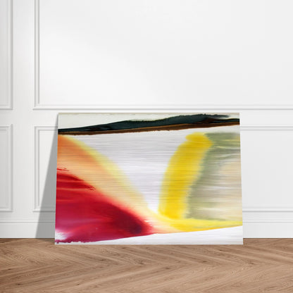 Phenomena Pointed East - Abstract Expressionism, Color Field Painting - Paul Jenkins Brushed Aluminum Print - 70x100 cm / 28x40 inches | Paul Jenkins Aluminum Print | Paul Jenkins Prints