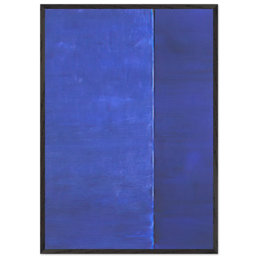 Ulysses - Barnett Newman 70x100 cm / 28x40 inches Framed Art Print – Black Wooden Frame