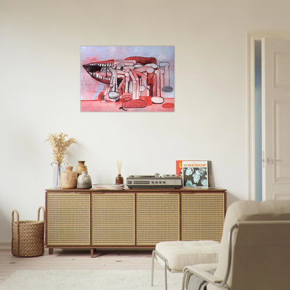 PAINTER S FORMS NO 2 1978 - Philip Guston Brushed Aluminum Print - 70x100 cm / 28x40 inches | Philip Guston Aluminum Print | Philip Guston Prints