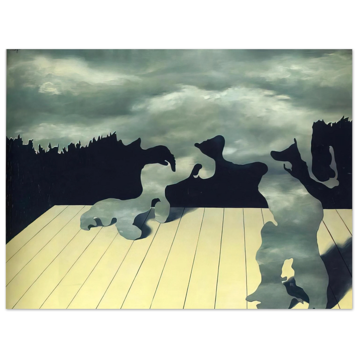 Rene Magritte - THE MUSCLES OF THE SKY 1927  75x100 cm / 30x40inches Fine Art Poster